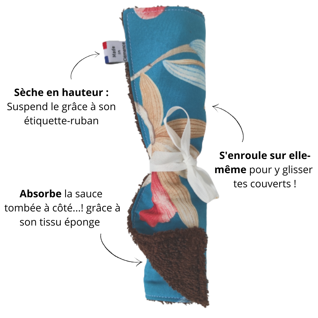 L'éponge lavable - Made In Clémence - Boutique tissu recyclé